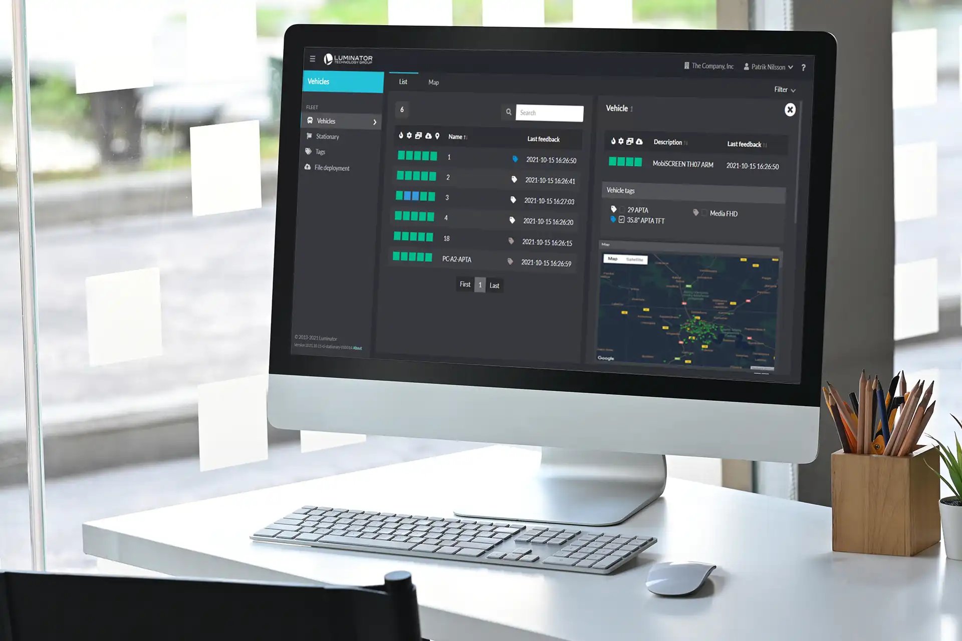 Servicios gestionados para autobuses: actualizaciones de software